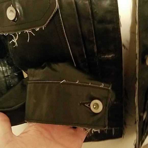 G. Brand Genuine leather jacket - Picture 4 of 8